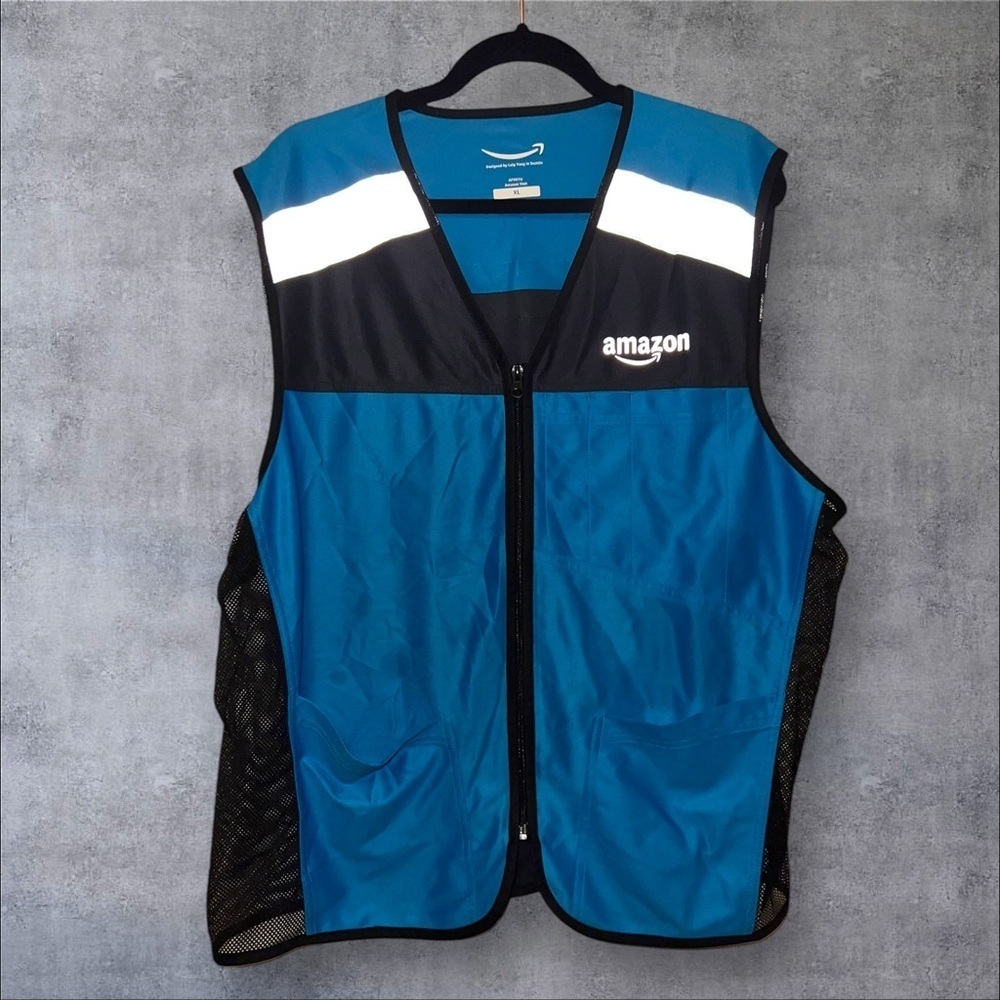 Amazon Blue Reflective Vest